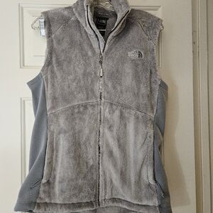The North Face Women's Gray Fleece Vest